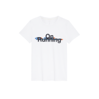 On Run-T Graphic 1 W White