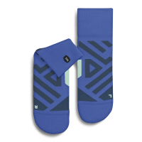 Performance Mid Sock Cobalt | Denim M